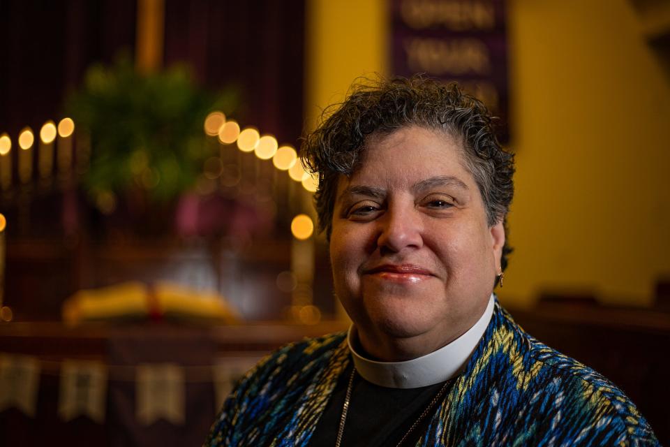 Marissa Galvan is a pastor at Beechmont Presbyterian Church located at 417 W. Ashland Ave. in Louisville, Ky. March 31, 2023