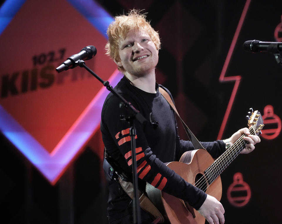 Ed Sheeran performs onstage during iHeartRadio 102.7 KIIS FM’s Jingle Ball 2021 presented by Capital One at The Forum on December 03, 2021 in Los Angeles, California. (Photo by Jeff Kravitz for iHeartRadio) - Credit: iHeartRadio