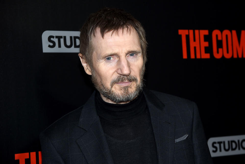 Liam Neeson at AMC Loews Lincoln Square in New York City on Jan. 8. (Photo: Getty Images)