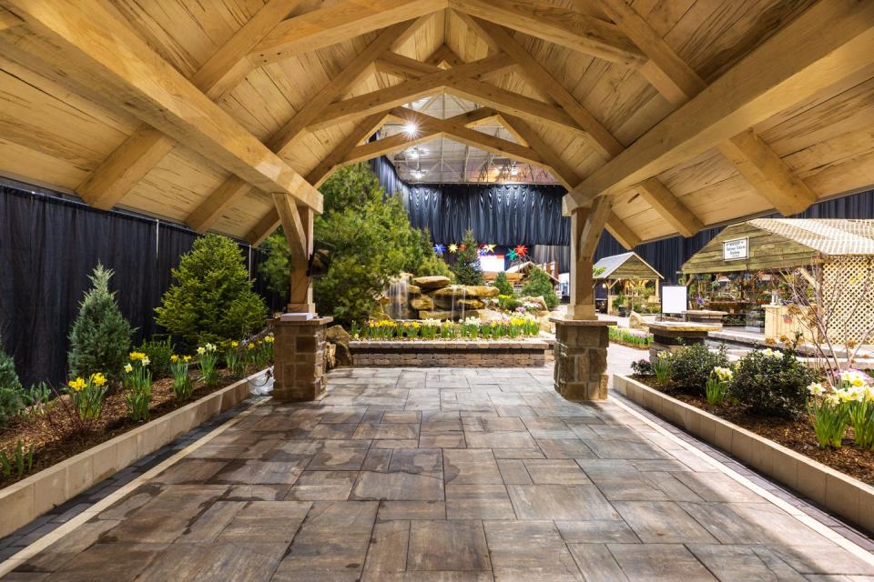 The Great Big Home + Garden Show features elaborate displays.