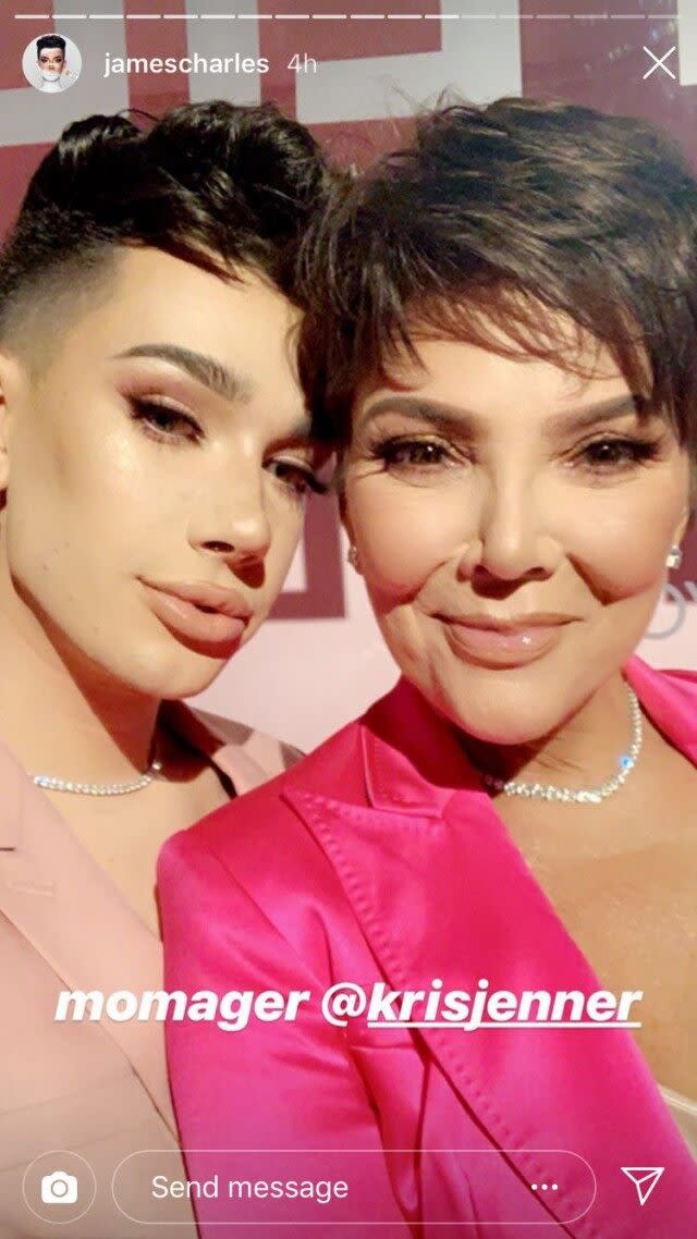 James Charles and Kris Jenner