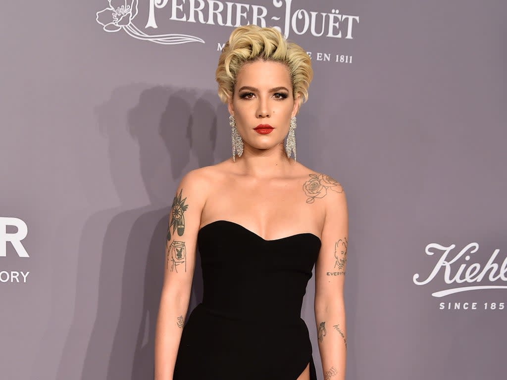 Halsey discusses how pregnancy has changed their body (Getty Images)