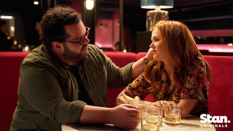 Josh Gad and Isla Fisher in Wolf Like Me