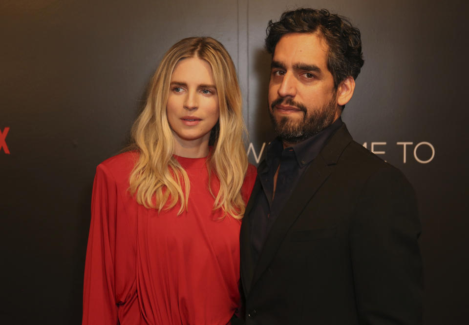 Brit Marling, left, and Zal Batmanglij arrive at the Netflix FYSee Kick-Off Event on Sunday, May 7, 2017, in Beverly Hills, Calif. (Photo by Willy Sanjuan/Invision/AP)