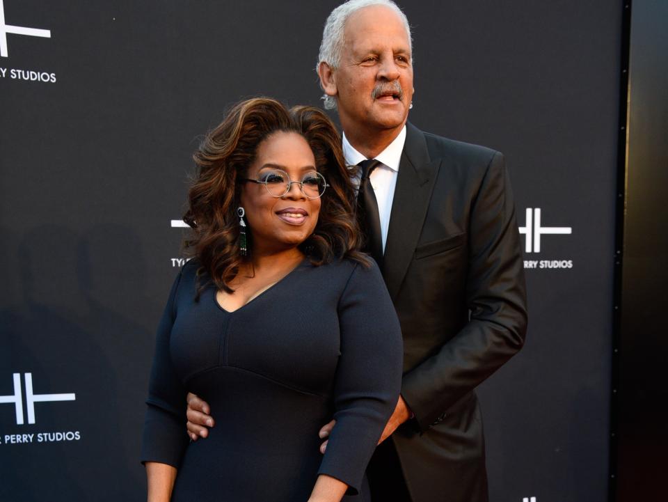 ATLANTA, GEORGIA - OCTOBER 05: Oprah Winfrey and Stedman Graham attend Tyler Perry Studios grand opening gala at Tyler Perry Studios on October 05, 2019 in Atlanta, Georgia. (Photo by Paul R. Giunta/Getty Images)