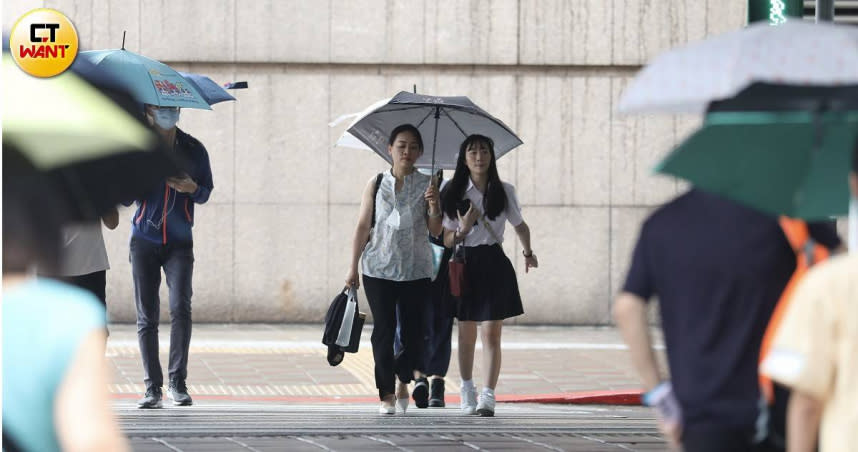 今（7日）東北部地區及午後其他地區有局部大雨發生的機率。（示意圖／劉耿豪攝）