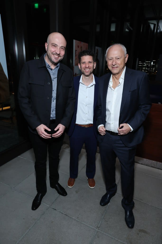 Oganes Akopyan, Michael Kosasky & Claude Memmi, TheWrapBook Launch Party 2024