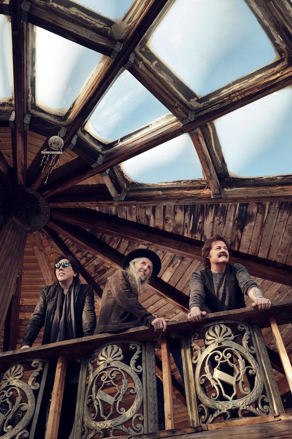 The Doobie Brothers - from left, John McFee, Patrick Simmons and Tom Johnston - will release  their 15th full-length album, "Liberte," on Oct. 1, 2021.