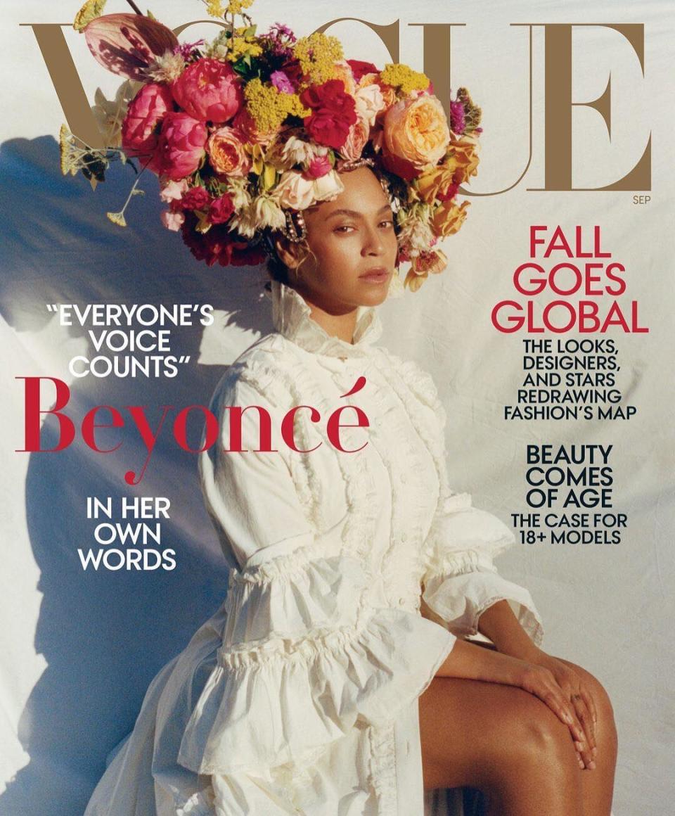 <h1 class="title">Beyoncé's September Issue Cover Shoot Behind The Scenes Features Her Kids 1</h1><cite class="credit">Tyler Mitchell/Vogue</cite>