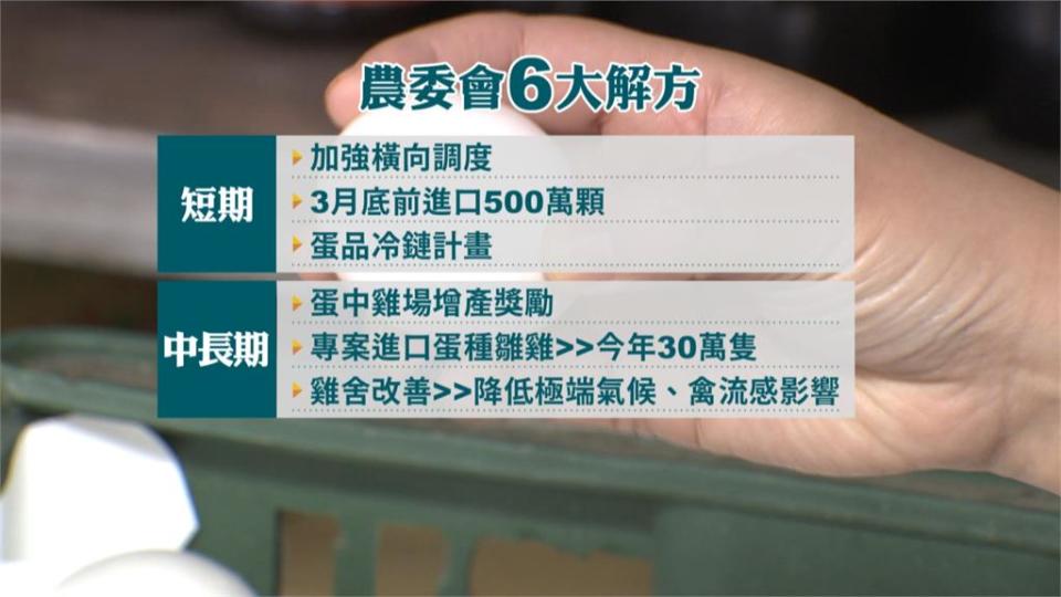 部分進口蛋已運抵台灣！　農委會將提「六大解方」解蛋荒