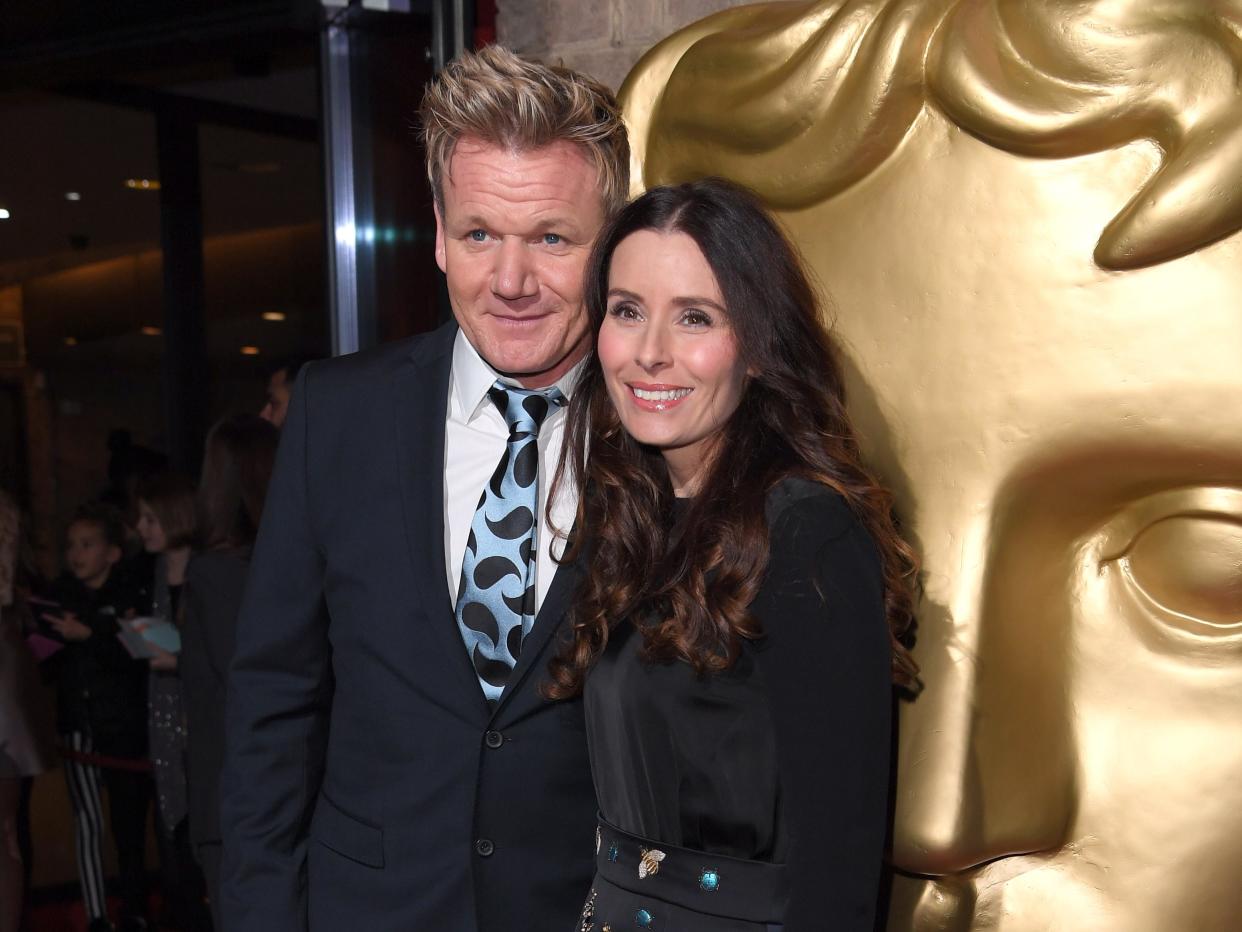 Gordon Ramsay and wife Tana attend the BAFTA Children's Awards at The Roundhouse on November 20, 2016 in London, England.