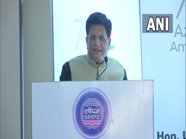 Union Minister Piyush Goyal at the event in Mumbai (Photo/ANI)