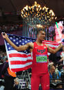 <a href="http://sports.yahoo.com/olympics/track-field/ashton-eaton-1132803/" data-ylk="slk:Ashton Eaton;elm:context_link;itc:0;sec:content-canvas" class="link ">Ashton Eaton</a> of the United States celebrates under the Olympic Cauldron after winning gold in the Men's Decathlon on Day 13 of the London 2012 Olympic Games at Olympic Stadium on August 9, 2012 in London, England. (Getty Images)