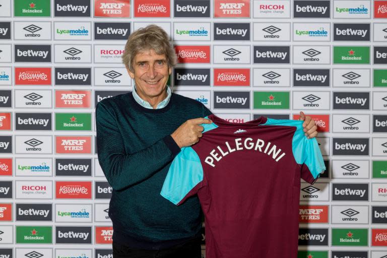 West Ham transfer budget at least £75m as Manuel Pellegrini plots summer spree