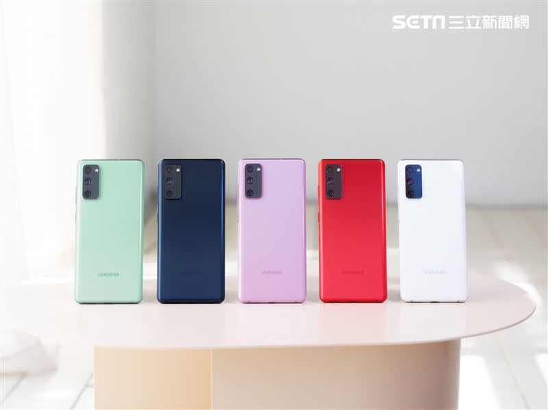 Galaxy S20 FE 5G正式上市，有5色可選（圖／台灣三星提供）