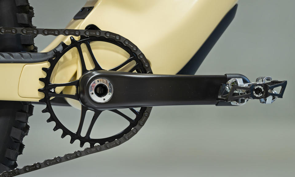 Dangerholm Scott Genius ST custom all-mountain bike of the future project, chainring