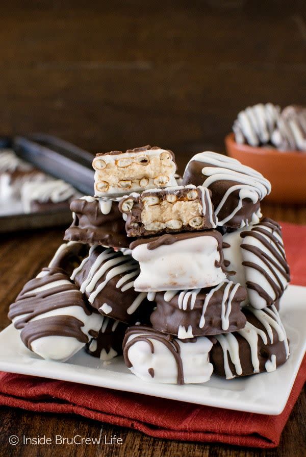 Peanut Butter Pretzel Buckeyes