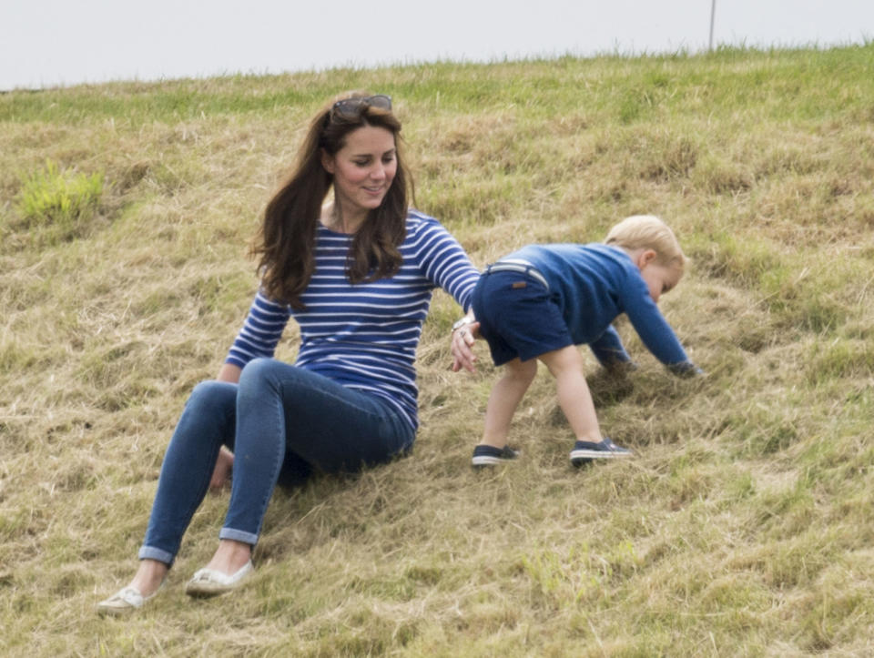 Playing with Prince George