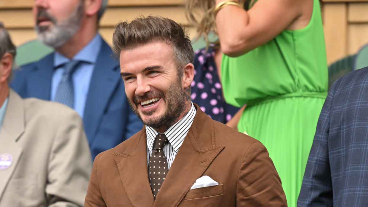 David Beckham has become a beekeeper since building a selection of hives during lockdown in 2020. (WireImage)