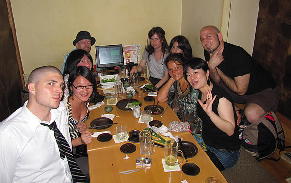 A CouchSurfing meet-up in Tokyo, Japan. (Photo: Daphne Chui)