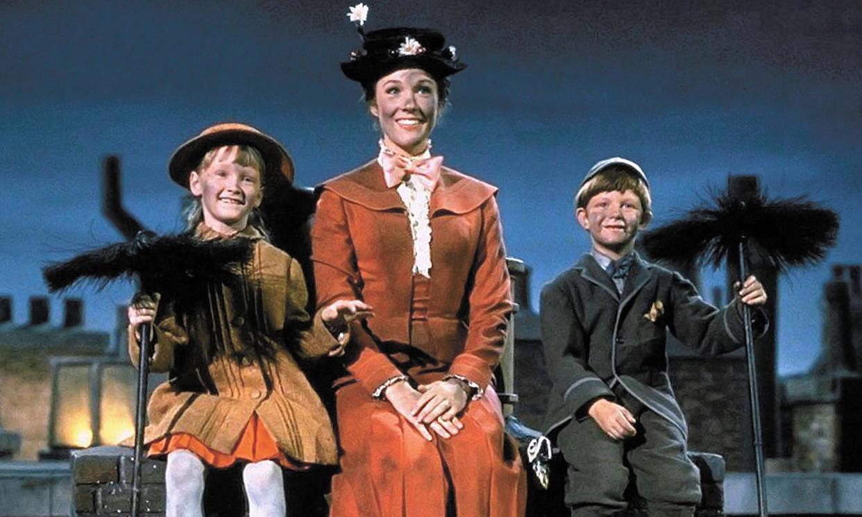 <span>(From left) Karen Dotrice, Julie Andrews and Matthew Garber in Mary Poppins.</span><span>Photograph: Walt Disney Productions/Allstar</span>