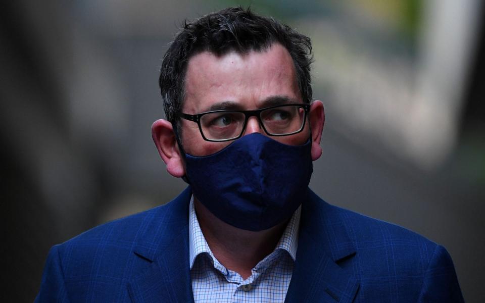 State Premier Daniel Andrews has said they is "literally" no reason for anyone to leave their home - JAMES ROSS/EPA-EFE/Shutterstock/Shutterstock