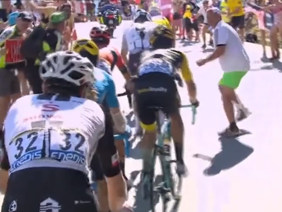 Froome was attacked on Thursday's stage (ITV Sport)