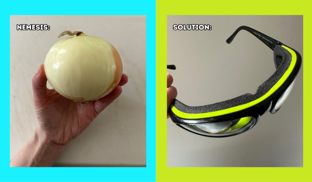 NEW RSVP Onion Goggles tear free glasses for cutting onions