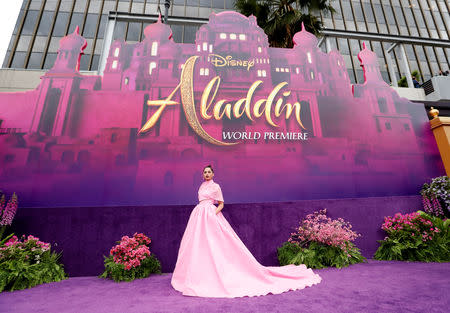 Cast member Naomi Scott attends the premiere of "Aladdin" at El Capitan theatre in Los Angeles, California, U.S. May 21, 2019. REUTERS/Mario Anzuoni