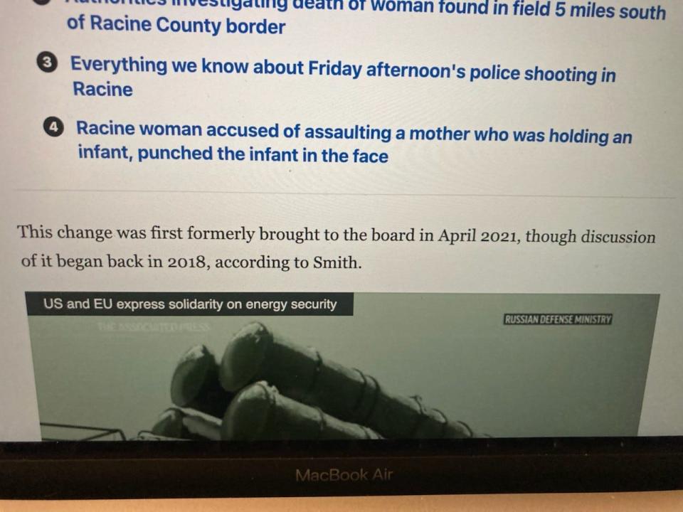 Racine Journal Times article published Feb. 10, 2022 quoted Mount Pleasant Attorney Chris Smith.  Resident Kelly Gallaher later posted on social media about this, leading to a lawsuit.