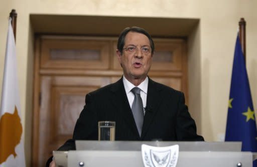 Zyperns Präsident Nikos Anastasiades will Vorwürfe entkräften, seine Familie habe aufgrund von Insider-Informationen vor einer Einfrierung der Bankgeschäfte in Zypern Geld außer Landes geschafft. (Archivbild)