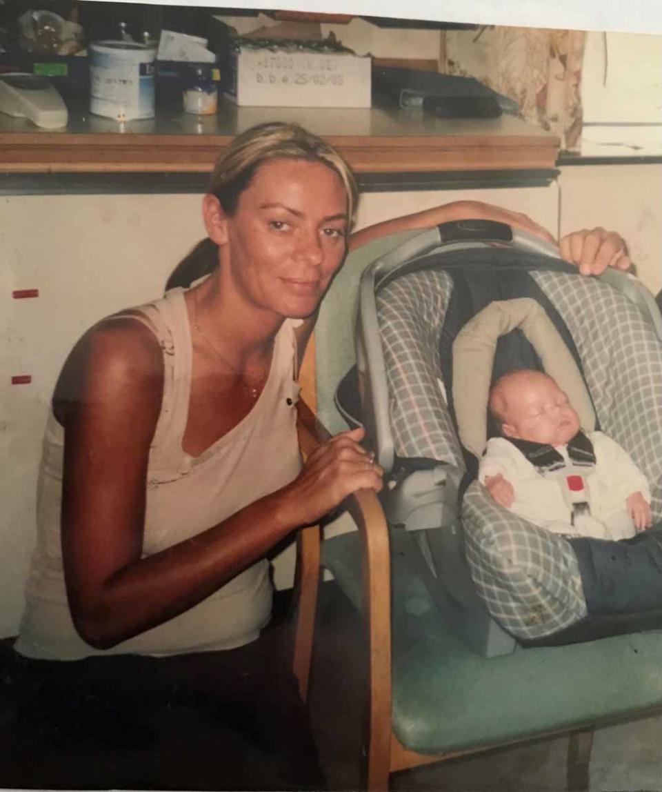 Laila as a baby with her mum, Claire (Collect/PA Real Life).