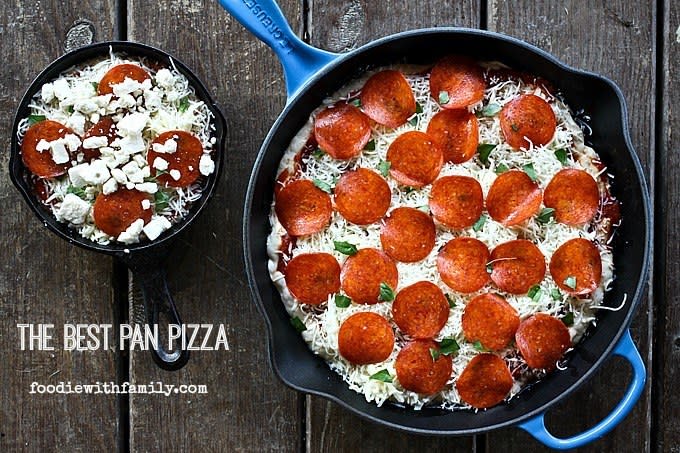 Pepperoni Pan Pizza