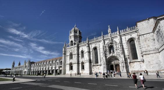 Take a trip to Jeronimos Monastery, a lavish 15th-century building in the heart of Lisbon