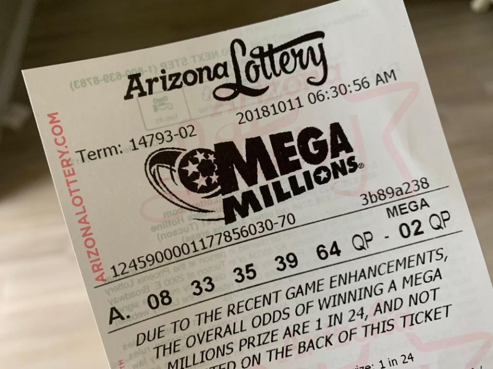 Arizona Lottery ticket | Shutterstock