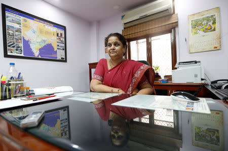 India's Steel Secretary Aruna Sharma speaks during an interview with Reuters in New Delhi, India, July 31, 2018. REUTERS/Adnan Abidi