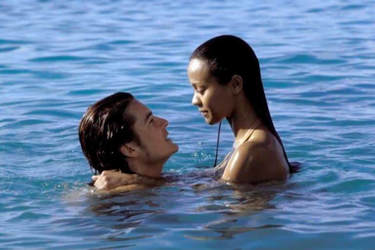 Orlando Bloom y Zoe Saldana en Haven