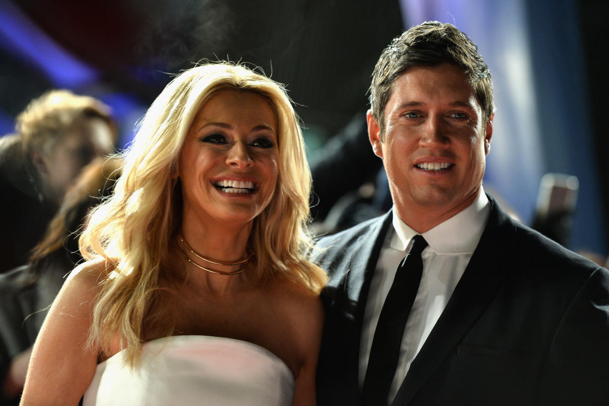 LONDON, ENGLAND - JANUARY 25:  Vernon Kay and Tess Daly attend the National Television Awards on January 25, 2017 in London, United Kingdom.  (Photo by Jeff Spicer/Getty Images)