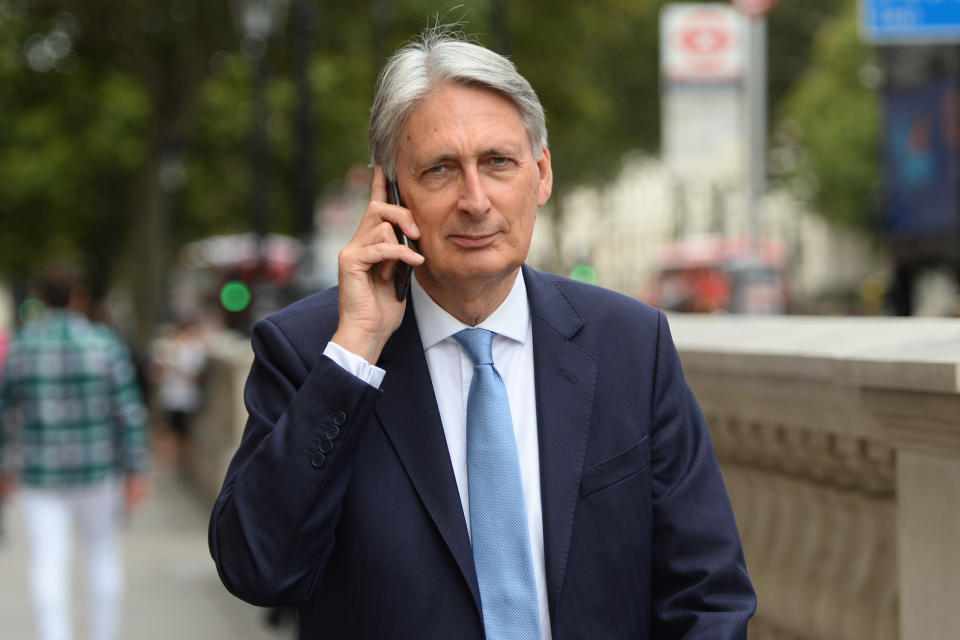 Former chancellor Philip Hammond has clashed with the prime minister (Picture: PA)