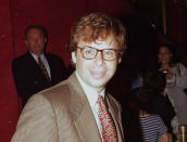 <b>Rick Moranis (Louis Tully)</b> <br><br> Moranis won the part of Dana's mild-mannered neighbour after John Candy couldn't fix his schedule around the movie and the role was rewritten to suit his comic talents. Moranis went on to have huge success in a number of films including 'Spaceballs', 'Little Shop of Horrors', 'Honey, I Shrunk the Kids', 'Parenthood' and 'The Flintstones'. Aggrieved about not having as much script input as he did in his earlier films, he effectively retired from movies in 1997. It has been suggested, however, that he might return for 'Ghostbusters III'. <br><br>[<b>See more</b>: <em><a href="http://yhoo.it/uWUvPy" rel="nofollow noopener" target="_blank" data-ylk="slk:Our Ghostbusters 3 fantasy cast;elm:context_link;itc:0;sec:content-canvas" class="link ">Our Ghostbusters 3 fantasy cast</a></em>]