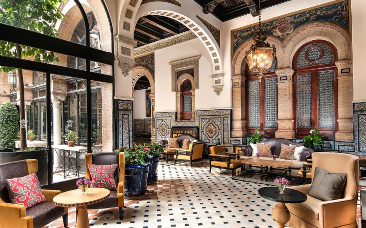 Hotel Alfonso XIII is full-on Andalusian glamour