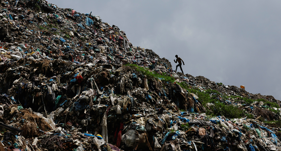 Waste has been dumped at sites outside of Kathmandu and locals have had enough. Source: Reuters