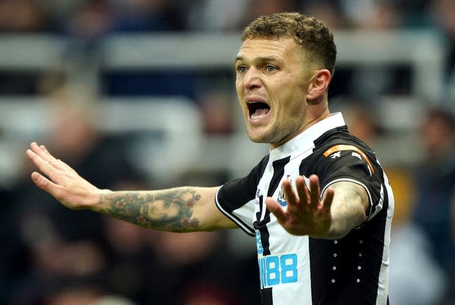 Newcastle full-back Kieran Trippier made his debut against Cambridge last Saturday