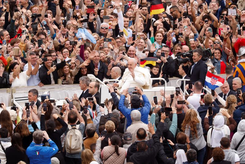 Easter Mass at St. Peter's Square, at the Vatican