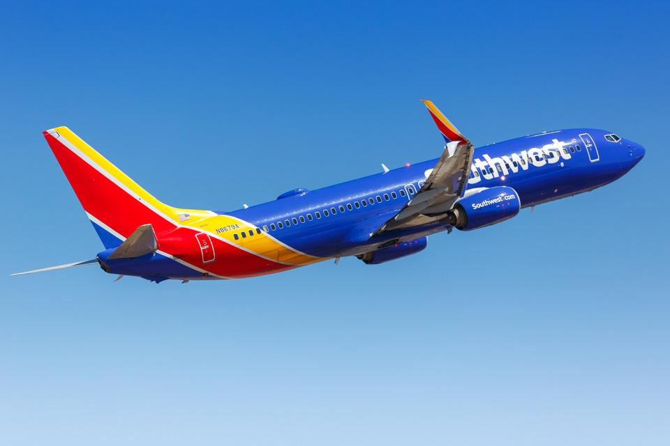 Southwest Airlines Boeing 737-800 airplane