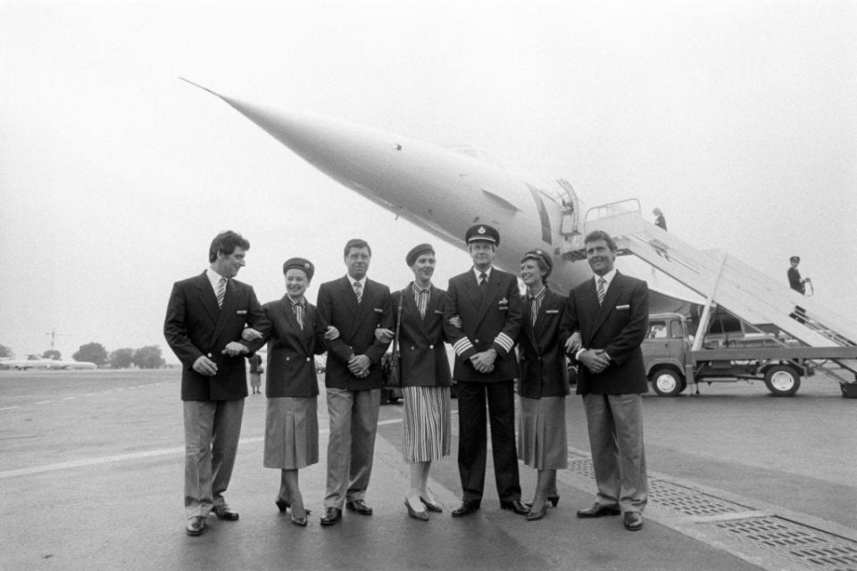 British Airways uniforms in 1985