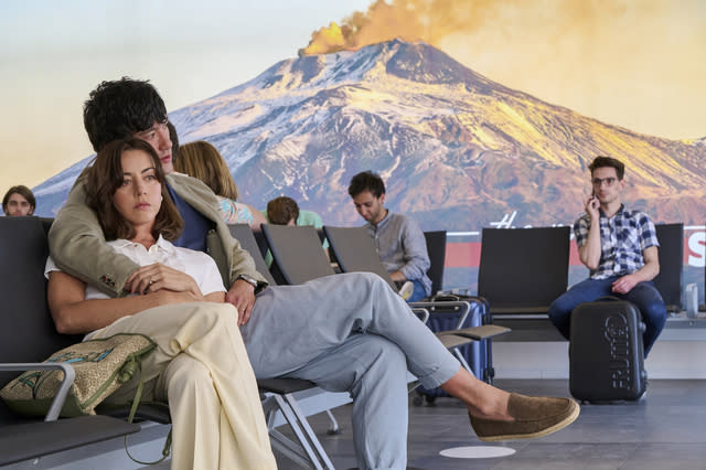 Aubrey Plaza and Will Sharpe in <i>The White Lotus</i><span class="copyright">Stefano Delia—HBO</span>