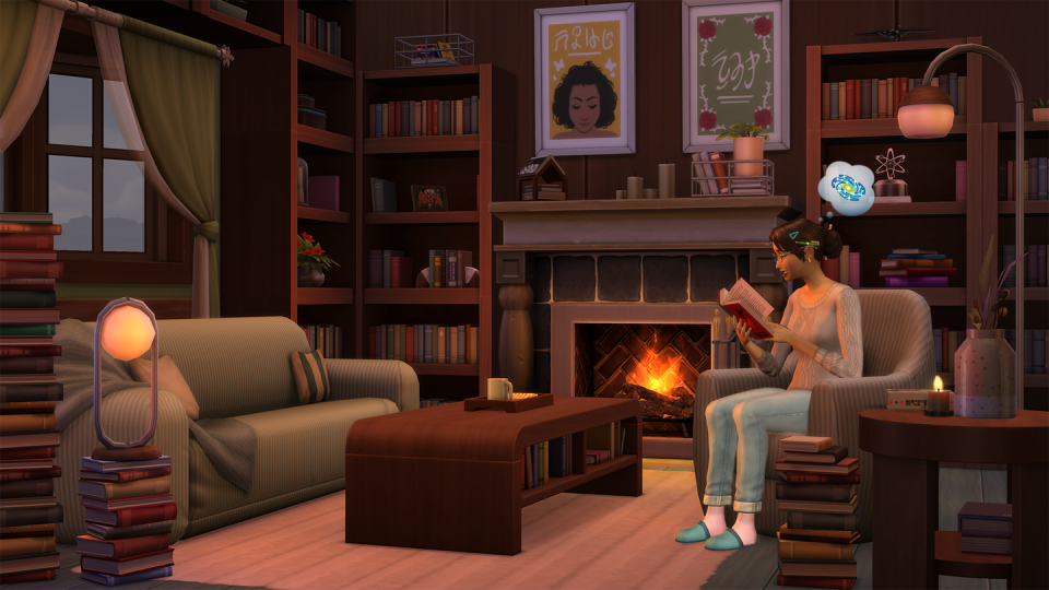 the sims 4 book nook kit