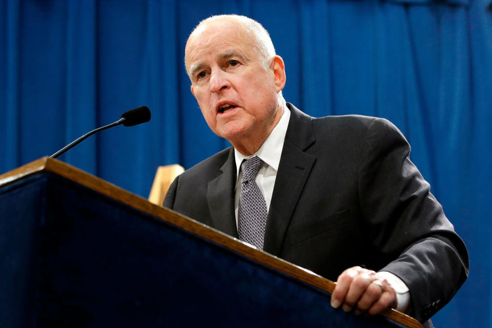 Image: Jerry Brown political political politician (Rich Pedroncelli / AP file)