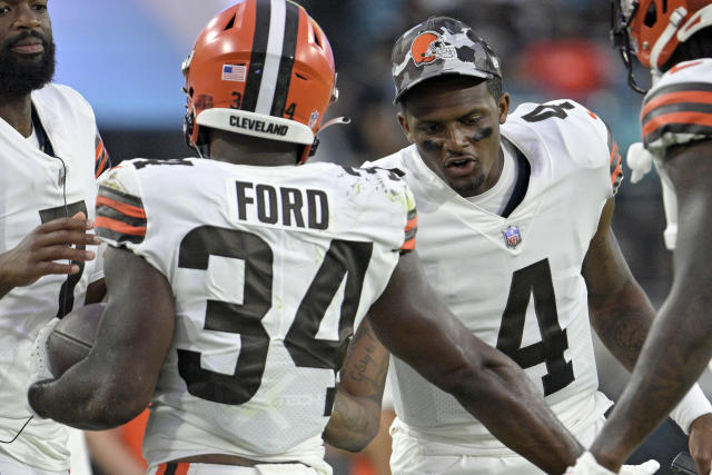 Watson apologizes, then struggles in Browns preseason debut – KXAN Austin